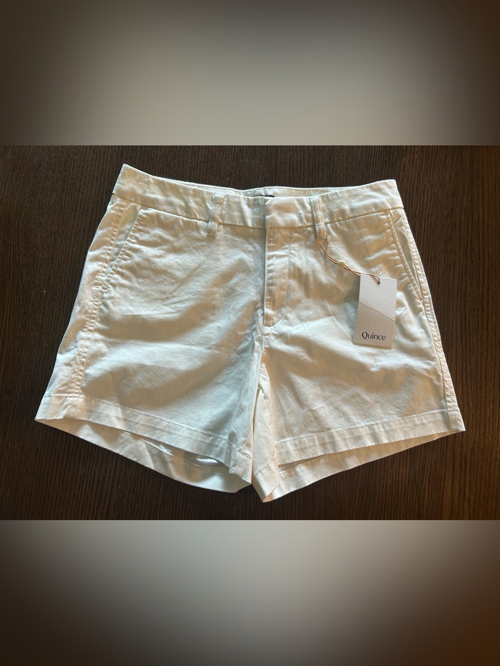 Quince Women's White Cotton Shorts. NWT!